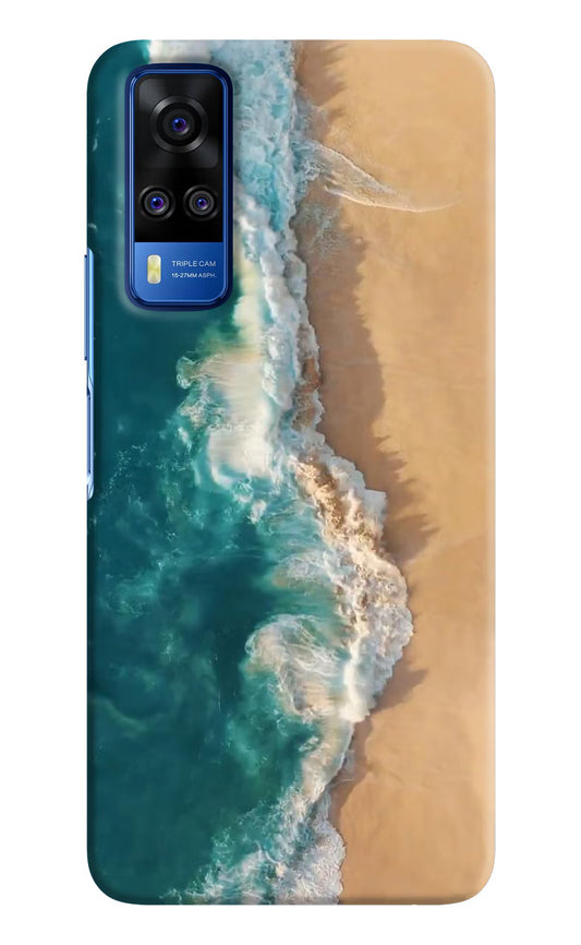 Ocean Beach Vivo Y51A/Y51 2020 Hard Case Back Cover by Casekaro