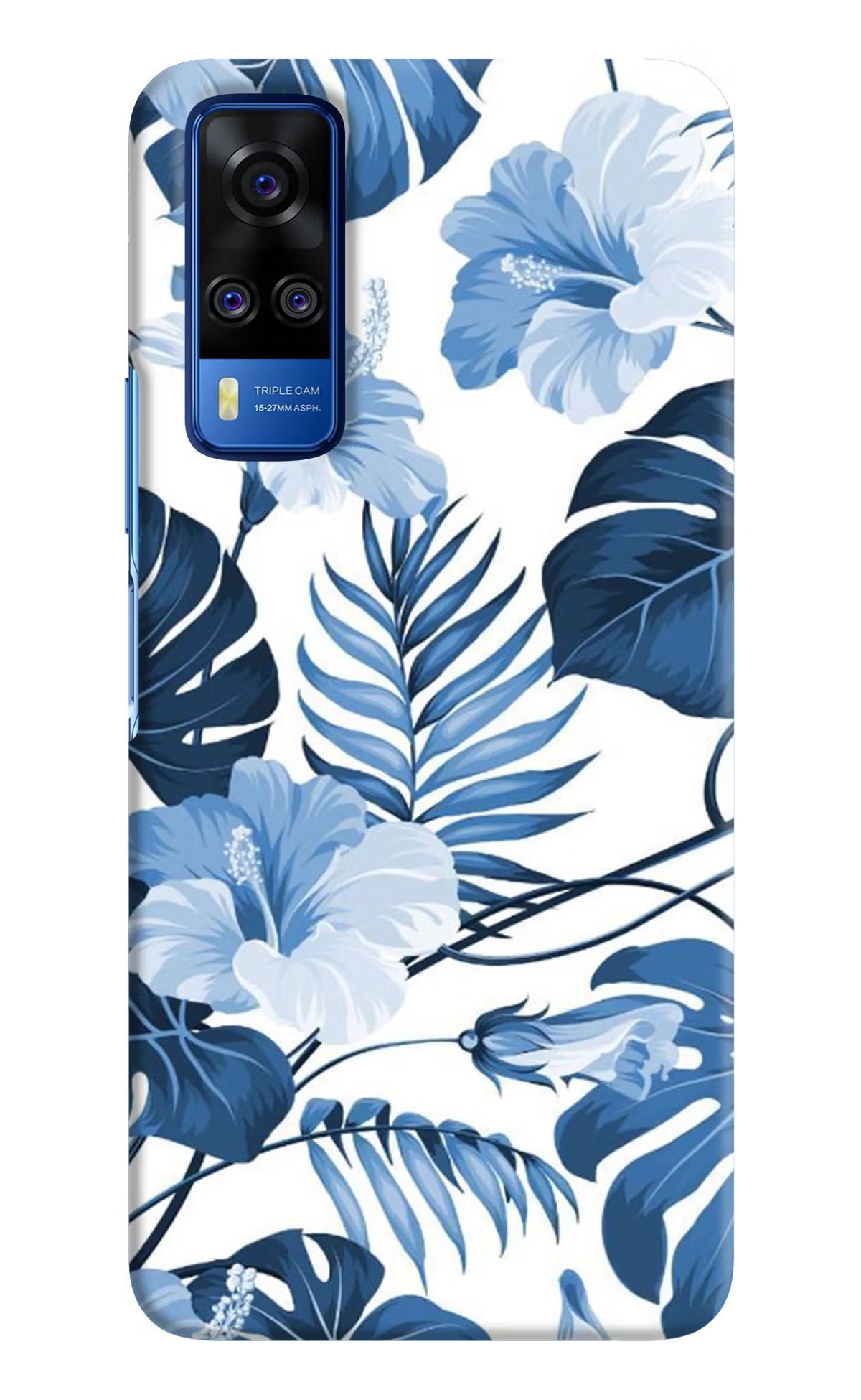 Fabric Art Vivo Y51A/Y51 2020 Hard Case Back Cover by Casekaro