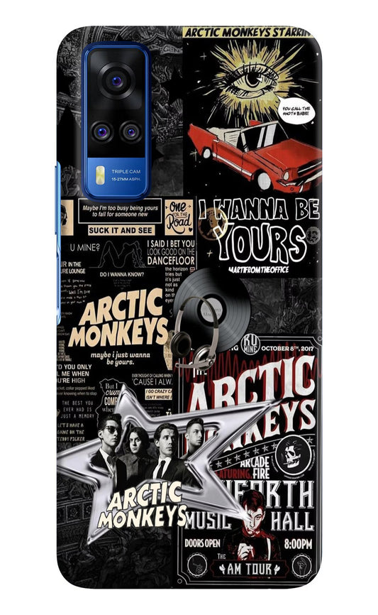 Arctic Monkeys Vivo Y51A/Y51 2020 Hard Case Back Cover by Casekaro