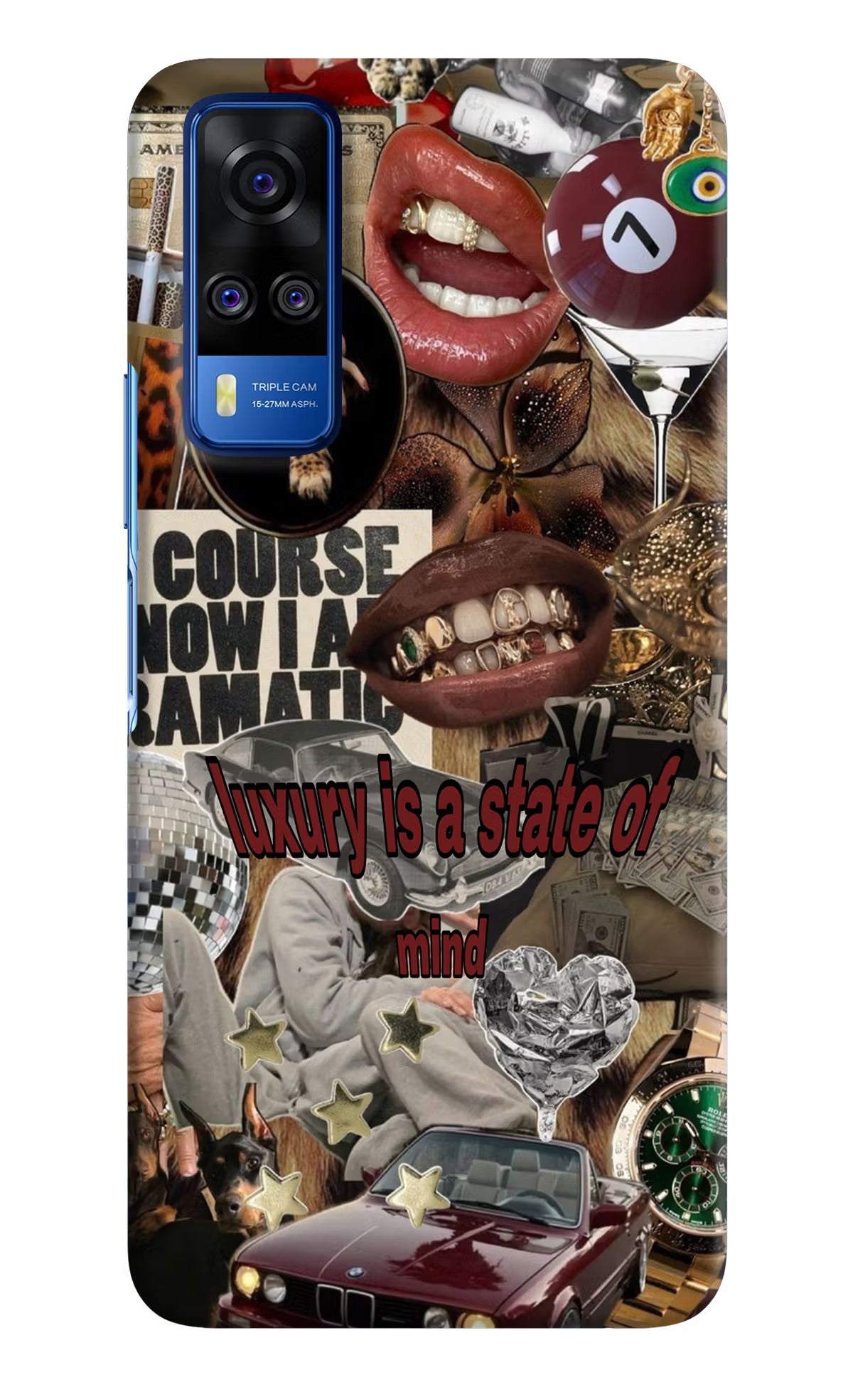 Luxury Vivo Y51A/Y51 2020 Hard Case Back Cover by Casekaro