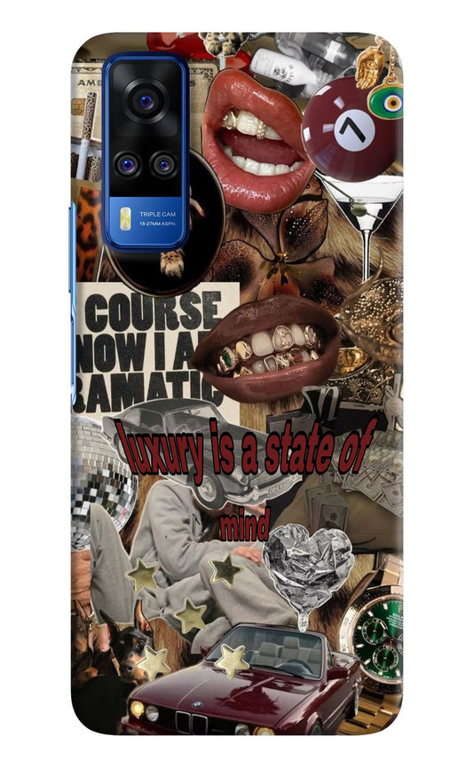 Luxury Vivo Y51A/Y51 2020 Hard Case Back Cover by Casekaro