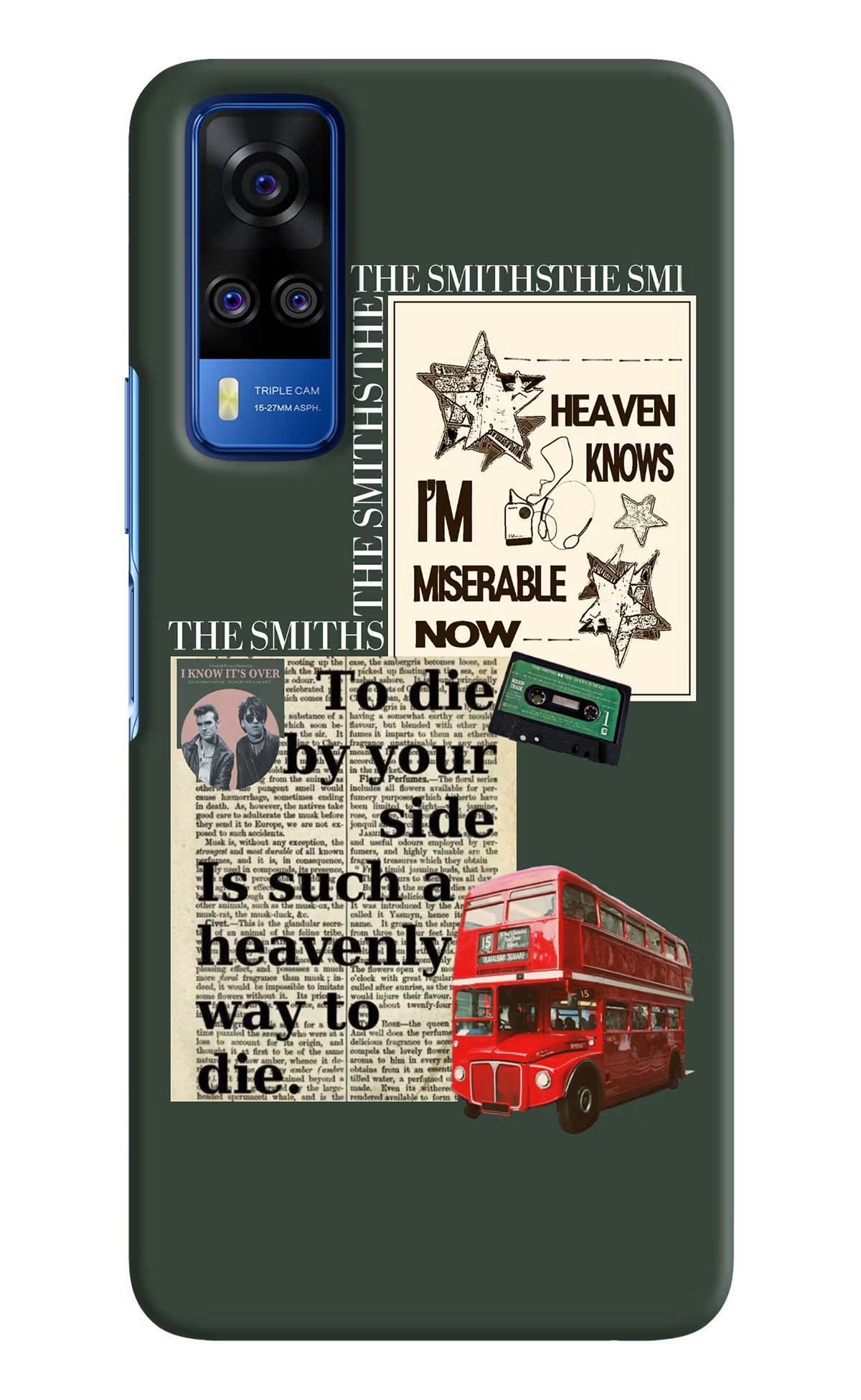 The Smiths Vivo Y51A/Y51 2020 Hard Case Back Cover by Casekaro