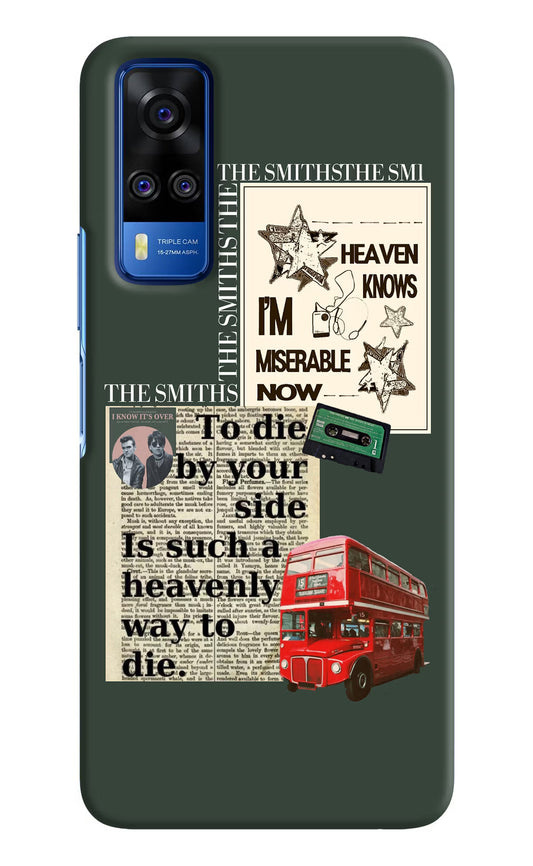The Smiths Vivo Y51A/Y51 2020 Hard Case Back Cover by Casekaro