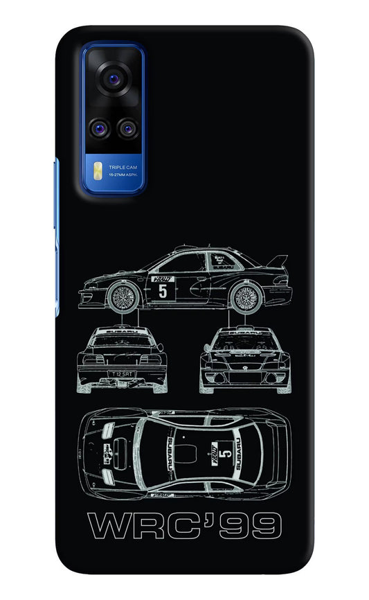 WRC'99 Vivo Y51A/Y51 2020 Hard Case Back Cover by Casekaro