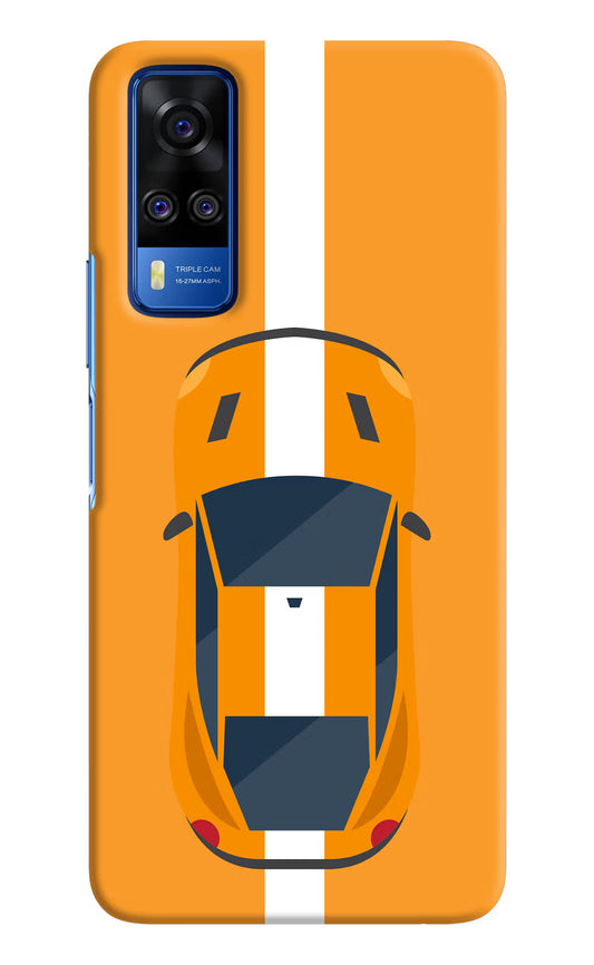 Highway Pursuit Vivo Y51A/Y51 2020 Hard Case Back Cover by Casekaro