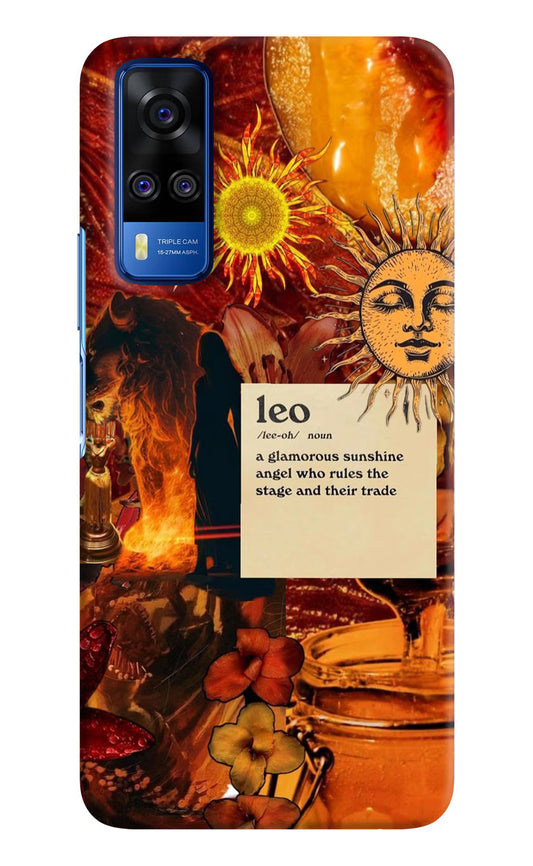 Leo Zodiac Vivo Y51A/Y51 2020 Hard Case Back Cover by Casekaro