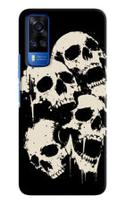 Dead Stack Vivo Y51A/Y51 2020 Hard Case Back Cover by Casekaro