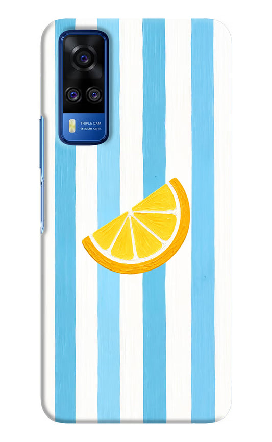 Summer Lemon Vivo Y51A/Y51 2020 Hard Case Back Cover by Casekaro