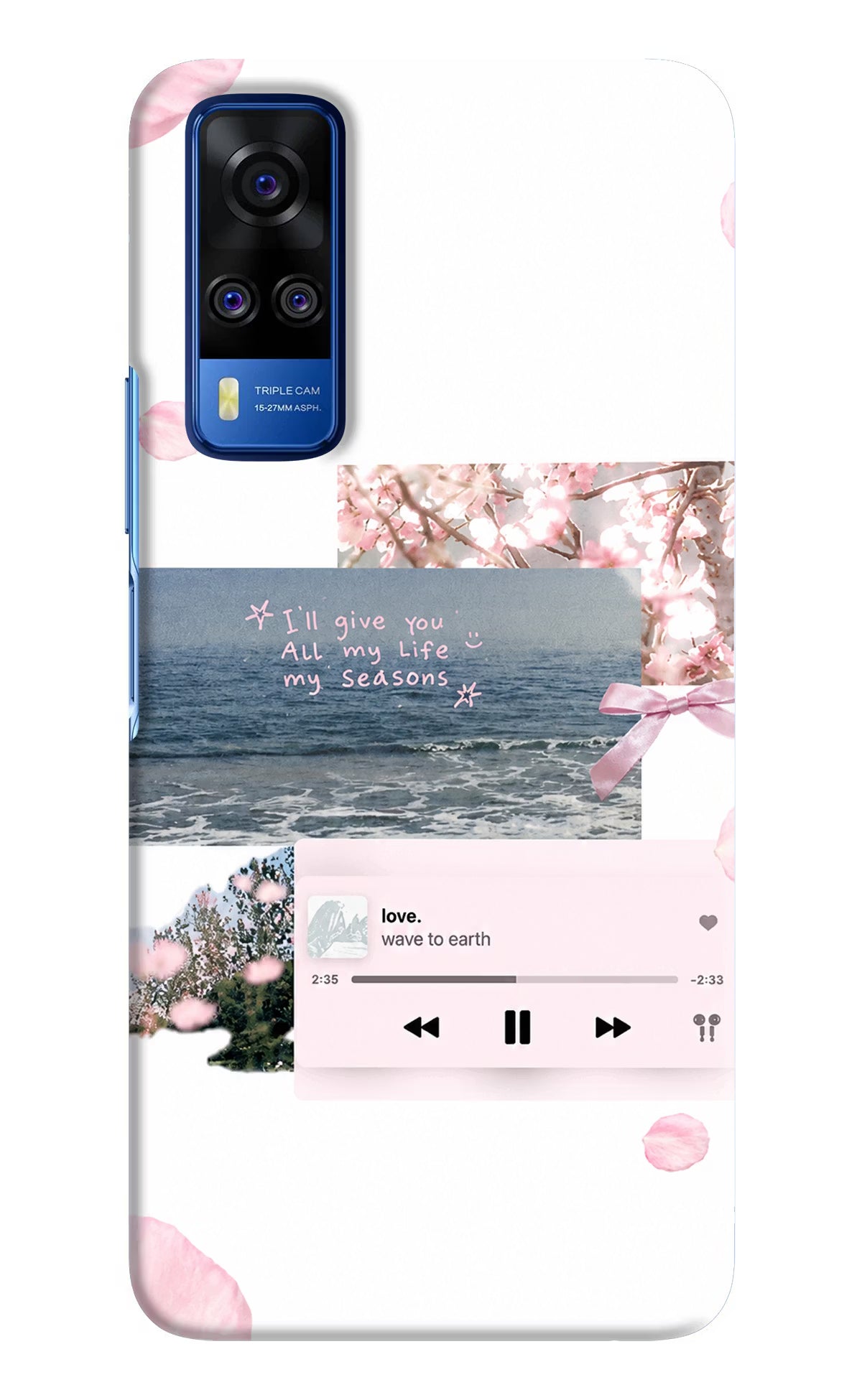 Wave to earth Vivo Y51A/Y51 2020 Back Cover