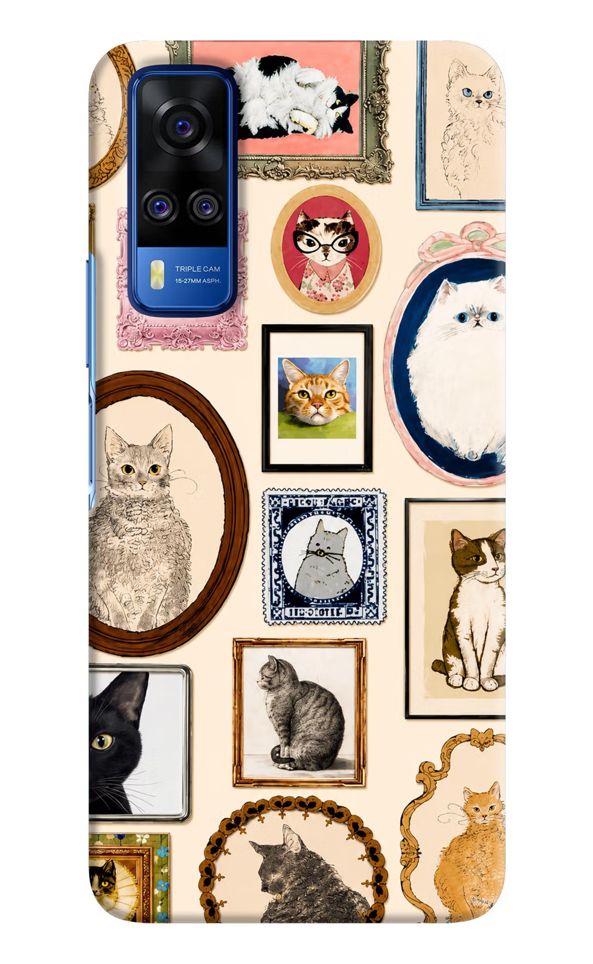 Mirror Cats Vivo Y51A/Y51 2020 Back Cover