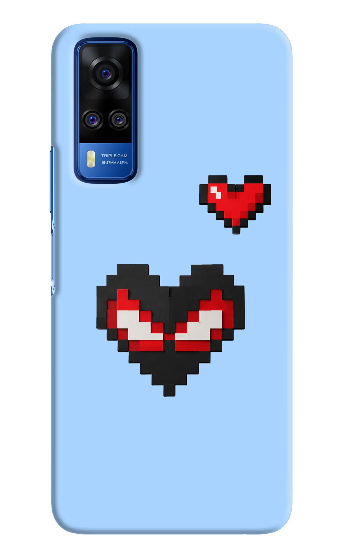 Peter Heart Vivo Y51A/Y51 2020 Back Cover