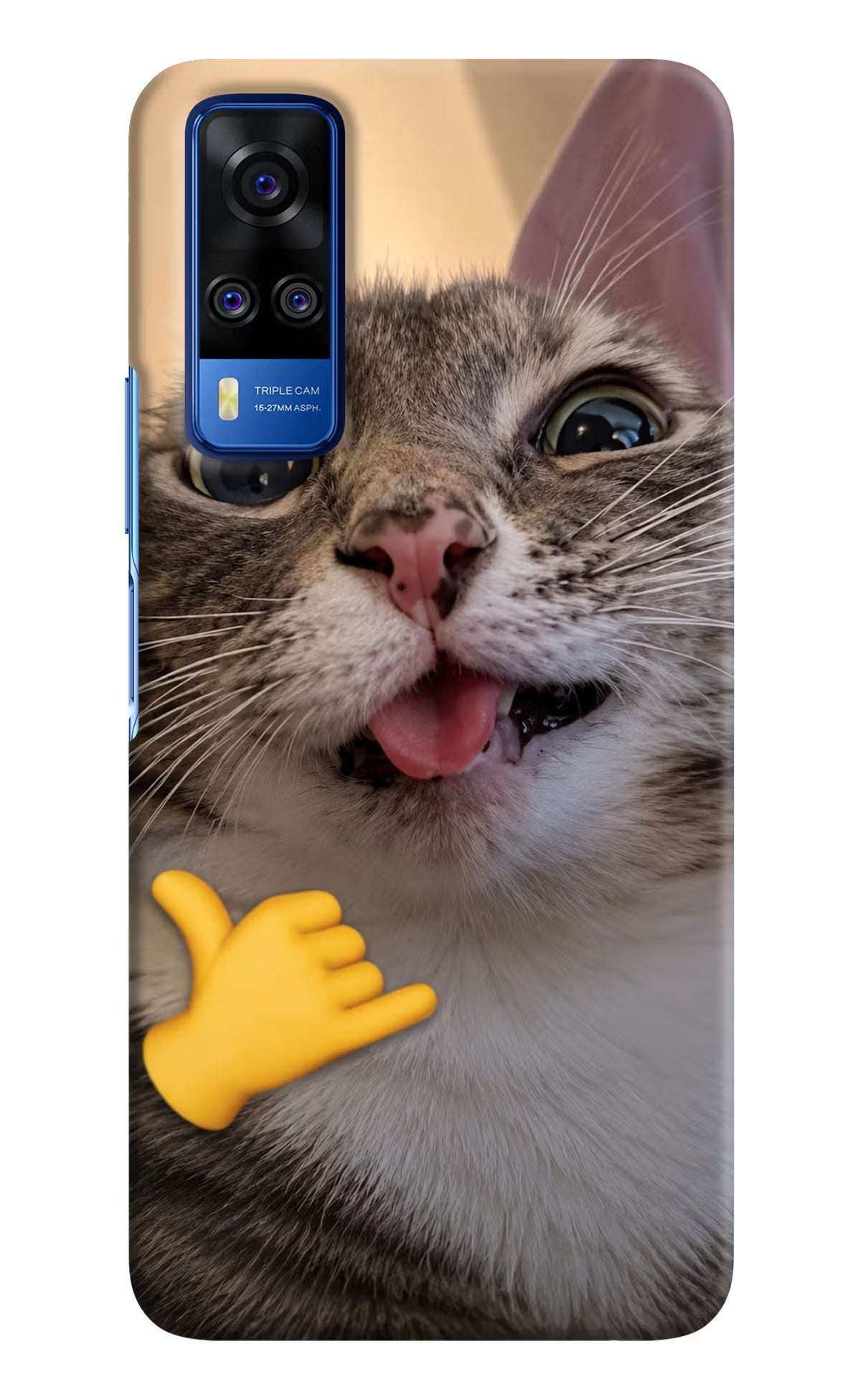 Silly Cat Call Vivo Y51A/Y51 2020 Back Cover
