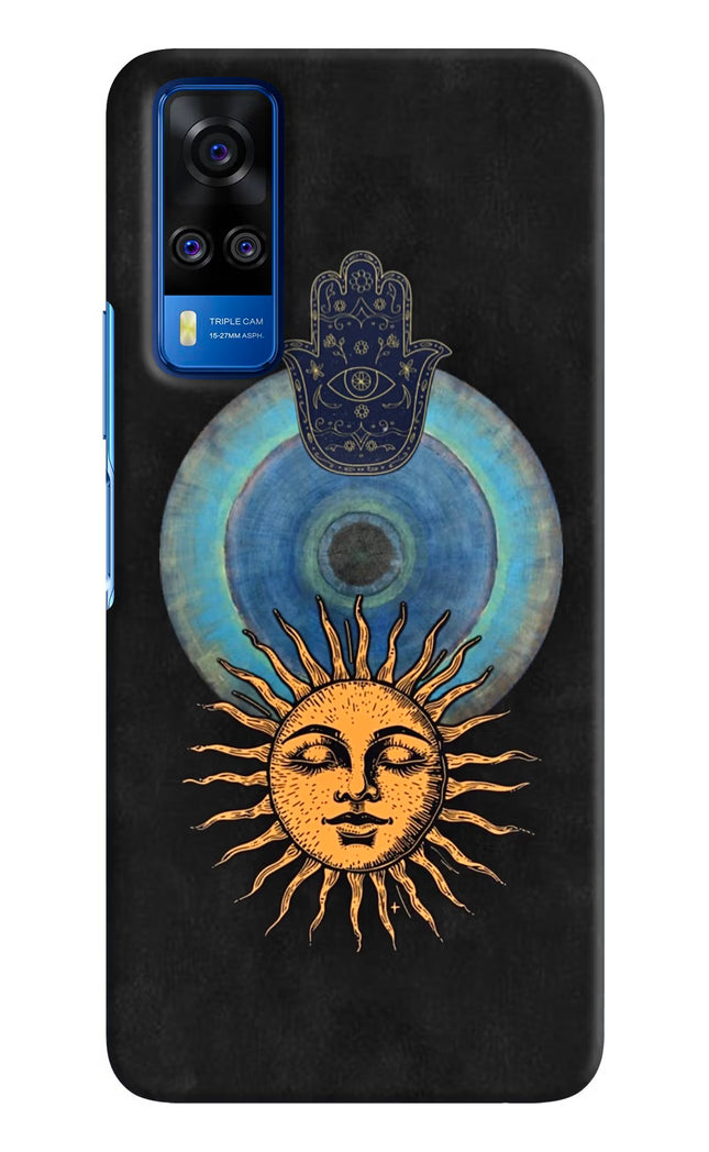 Divine Sun Vivo Y51A/Y51 2020 Hard Case Back Cover by Casekaro