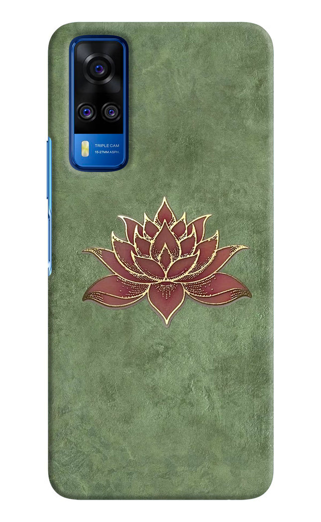 Lotus Grace Vivo Y51A/Y51 2020 Hard Case Back Cover by Casekaro