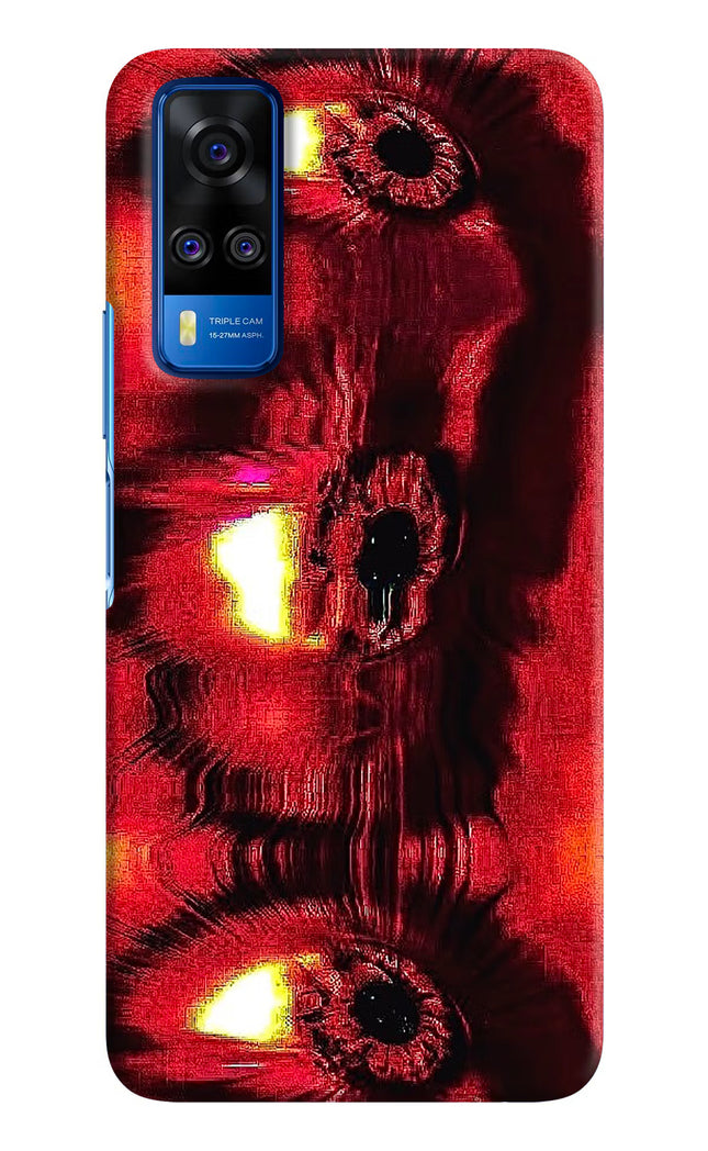 Fire Eye Vivo Y51A/Y51 2020 Hard Case Back Cover by Casekaro