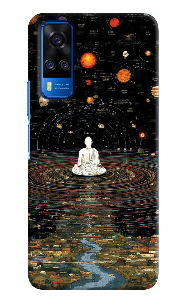 Space Monk Vivo Y51A/Y51 2020 Hard Case Back Cover by Casekaro