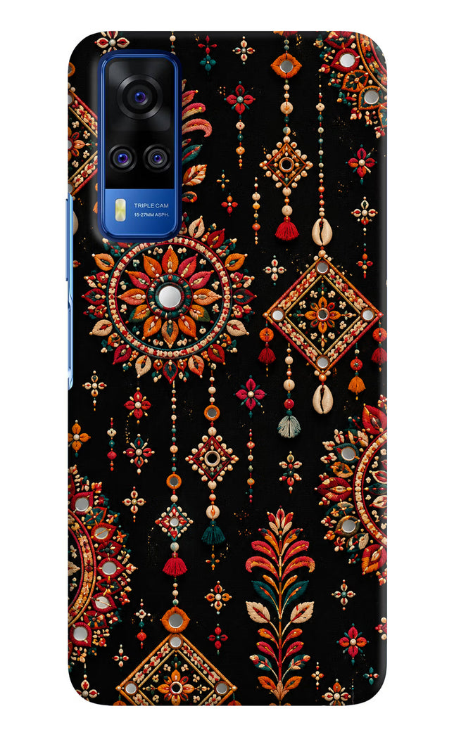 Boho Noir Vivo Y51A/Y51 2020 Hard Case Back Cover by Casekaro