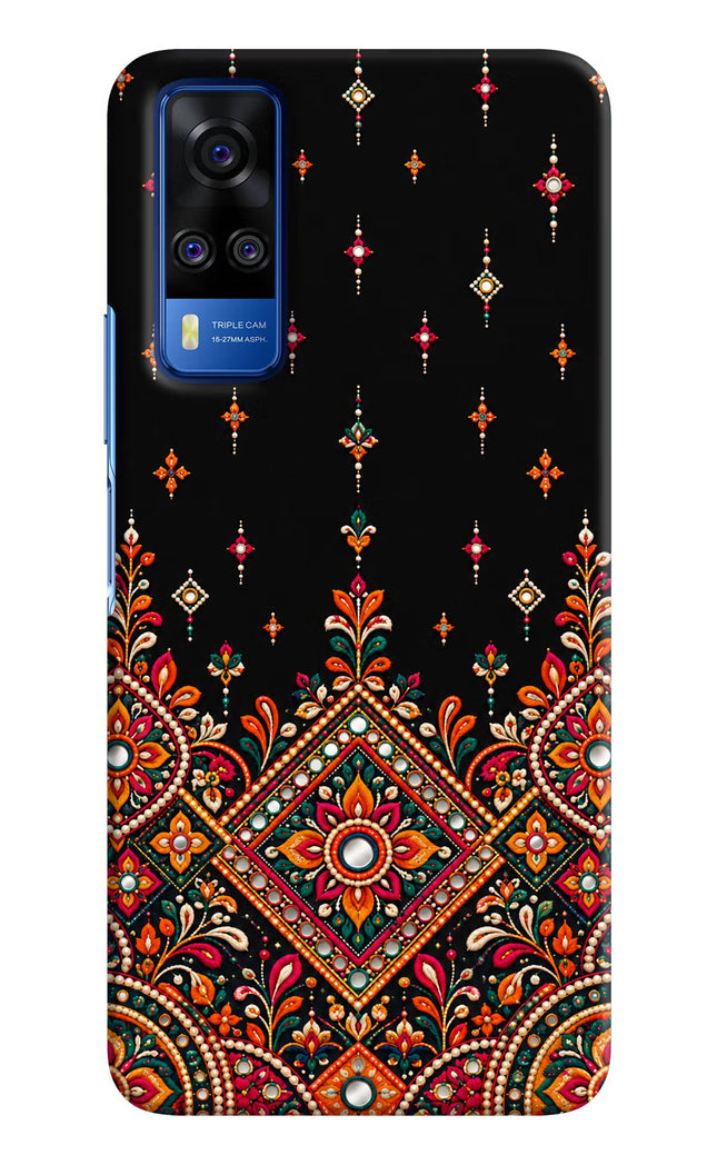 Noir Mehfil Vivo Y51A/Y51 2020 Hard Case Back Cover by Casekaro