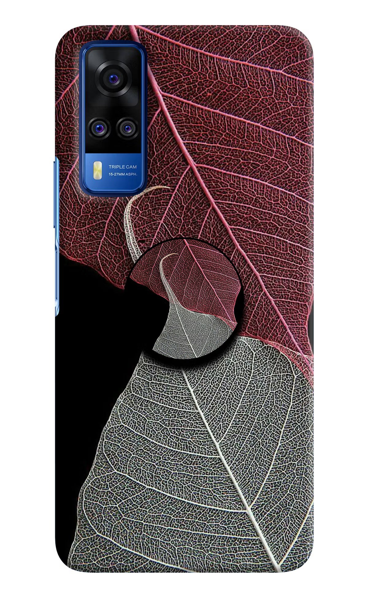 Leaf Pattern Vivo Y51A/Y51 2020 Pop Case by Casekaro