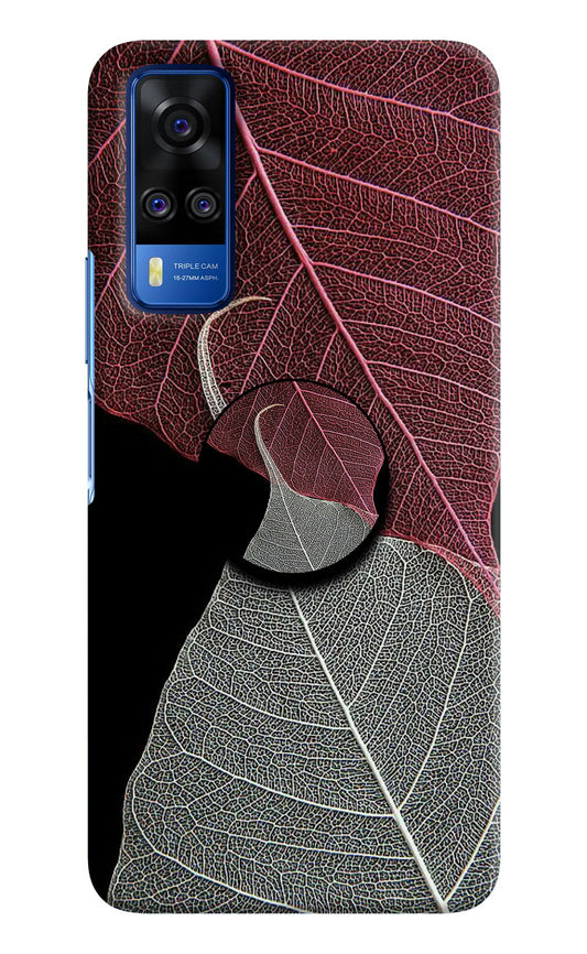 Leaf Pattern Vivo Y51A/Y51 2020 Pop Case by Casekaro