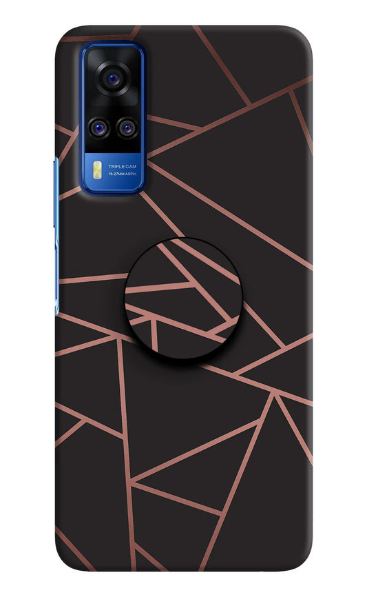 Geometric Pattern Vivo Y51A/Y51 2020 Pop Case by Casekaro