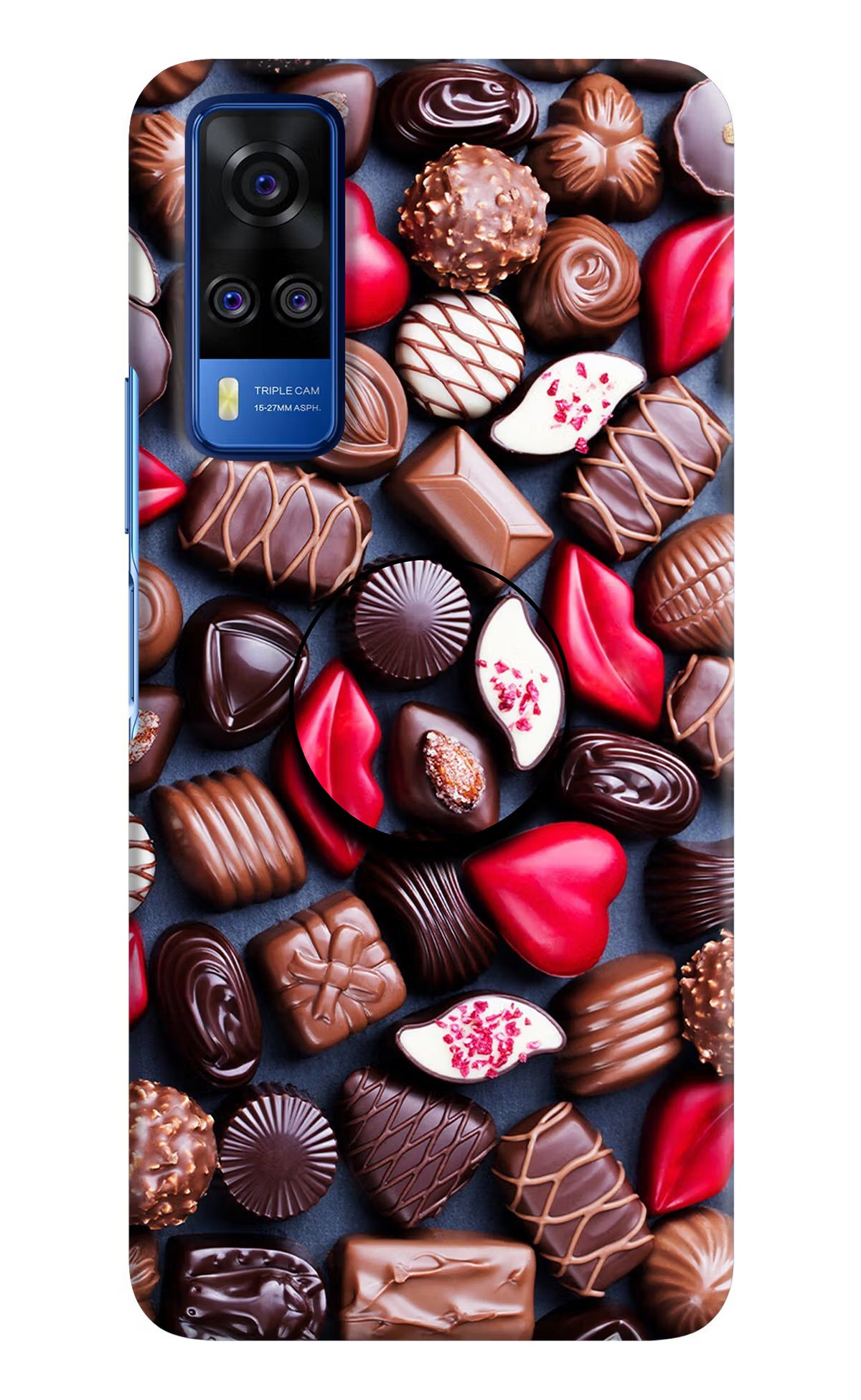 Chocolates Vivo Y51A/Y51 2020 Pop Case by Casekaro