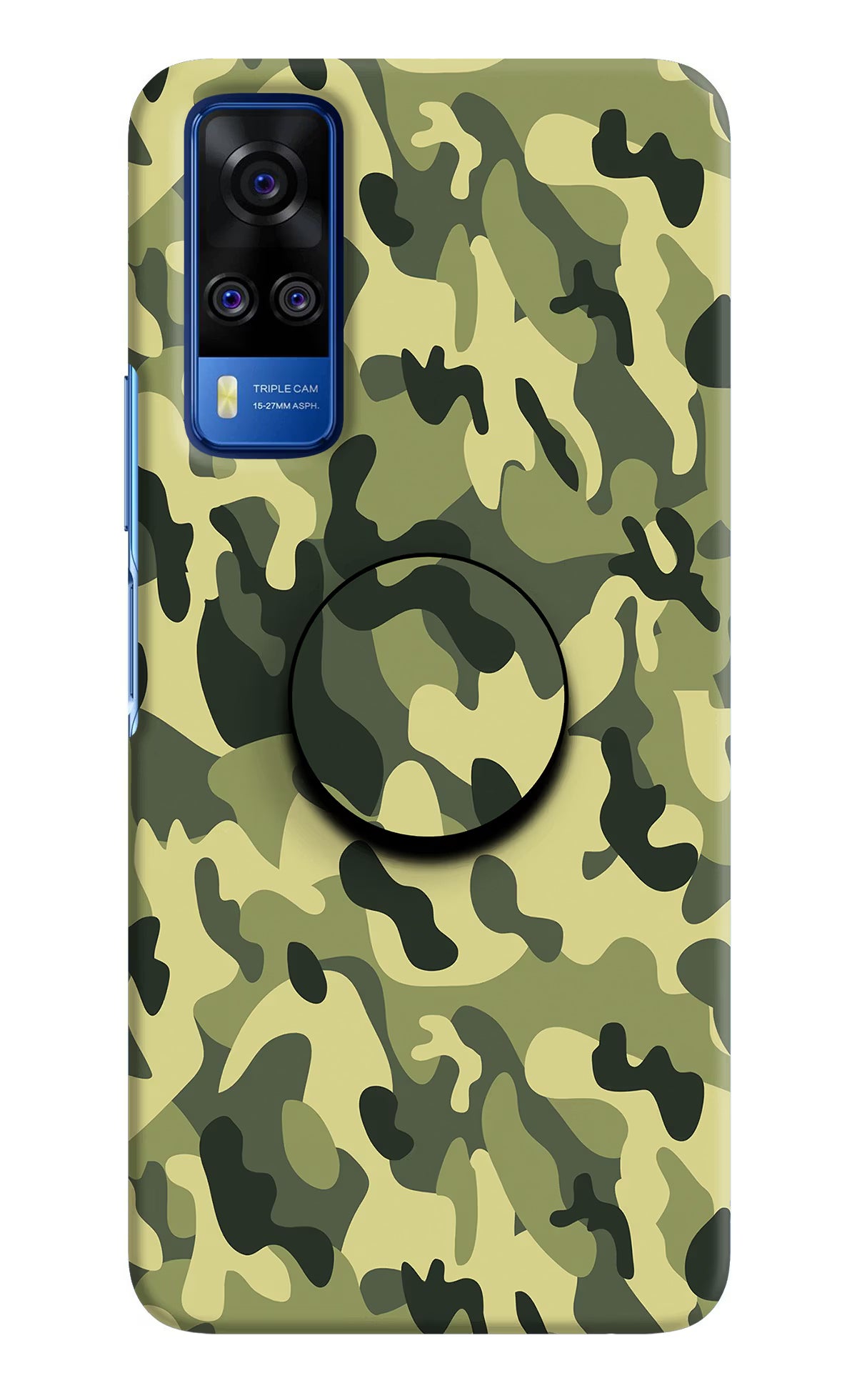 Camouflage Vivo Y51A/Y51 2020 Pop Case by Casekaro