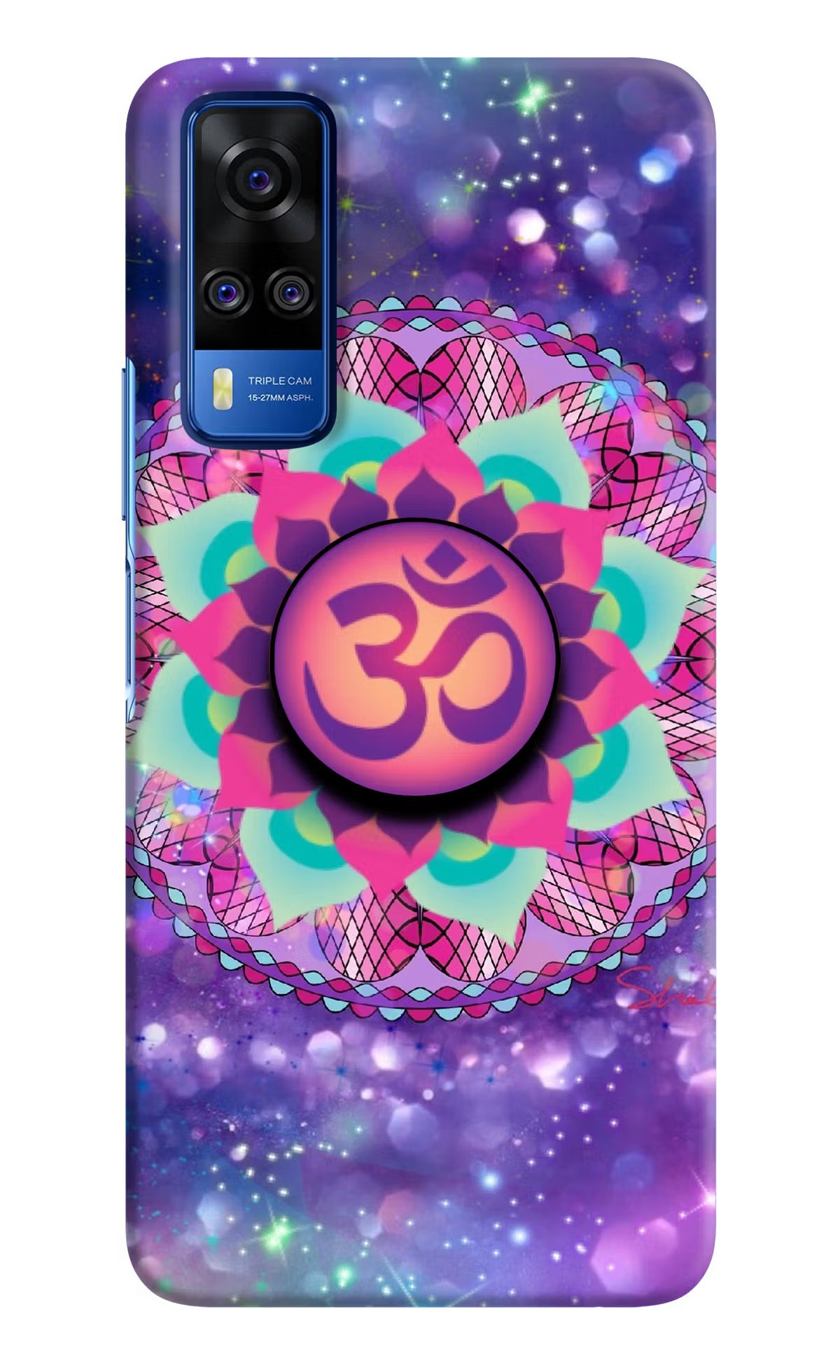 Om Purple Vivo Y51A/Y51 2020 Pop Case by Casekaro