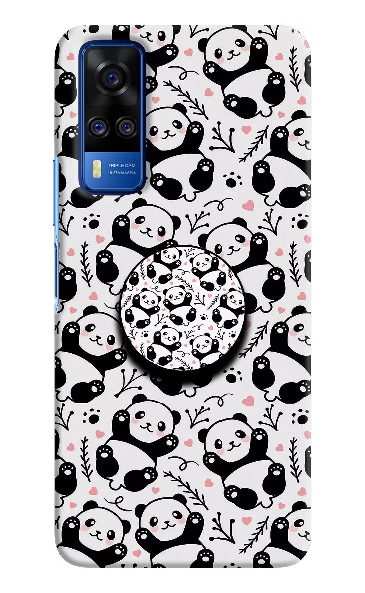 Cute Panda Vivo Y51A/Y51 2020 Pop Case by Casekaro