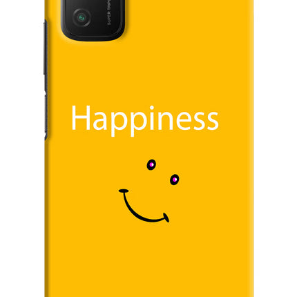 Happiness With Smiley Poco M3 Hard Case Back Cover by Casekaro