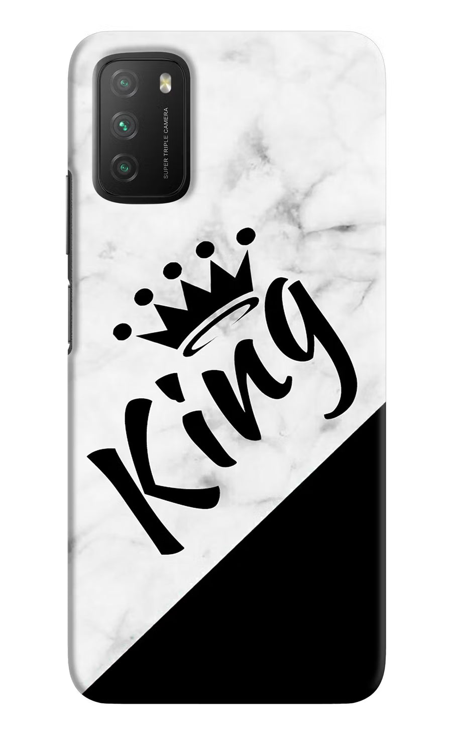 King Poco M3 Back Cover, Hard case
