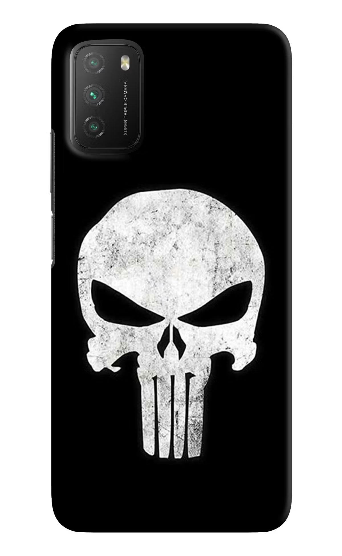 Punisher Skull Poco M3 Hard Case Back Cover by Casekaro