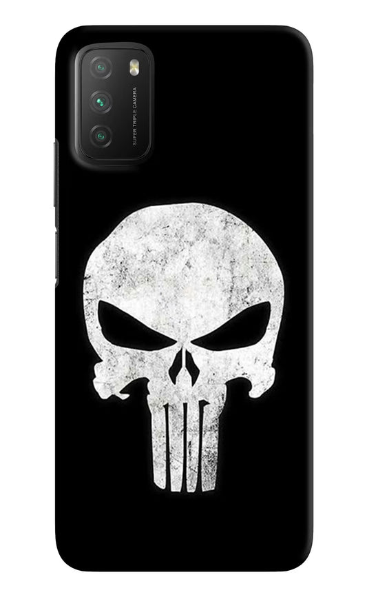 Punisher Skull Poco M3 Hard Case Back Cover by Casekaro