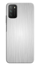 Wooden Grey Texture Poco M3 Hard Case Back Cover by Casekaro