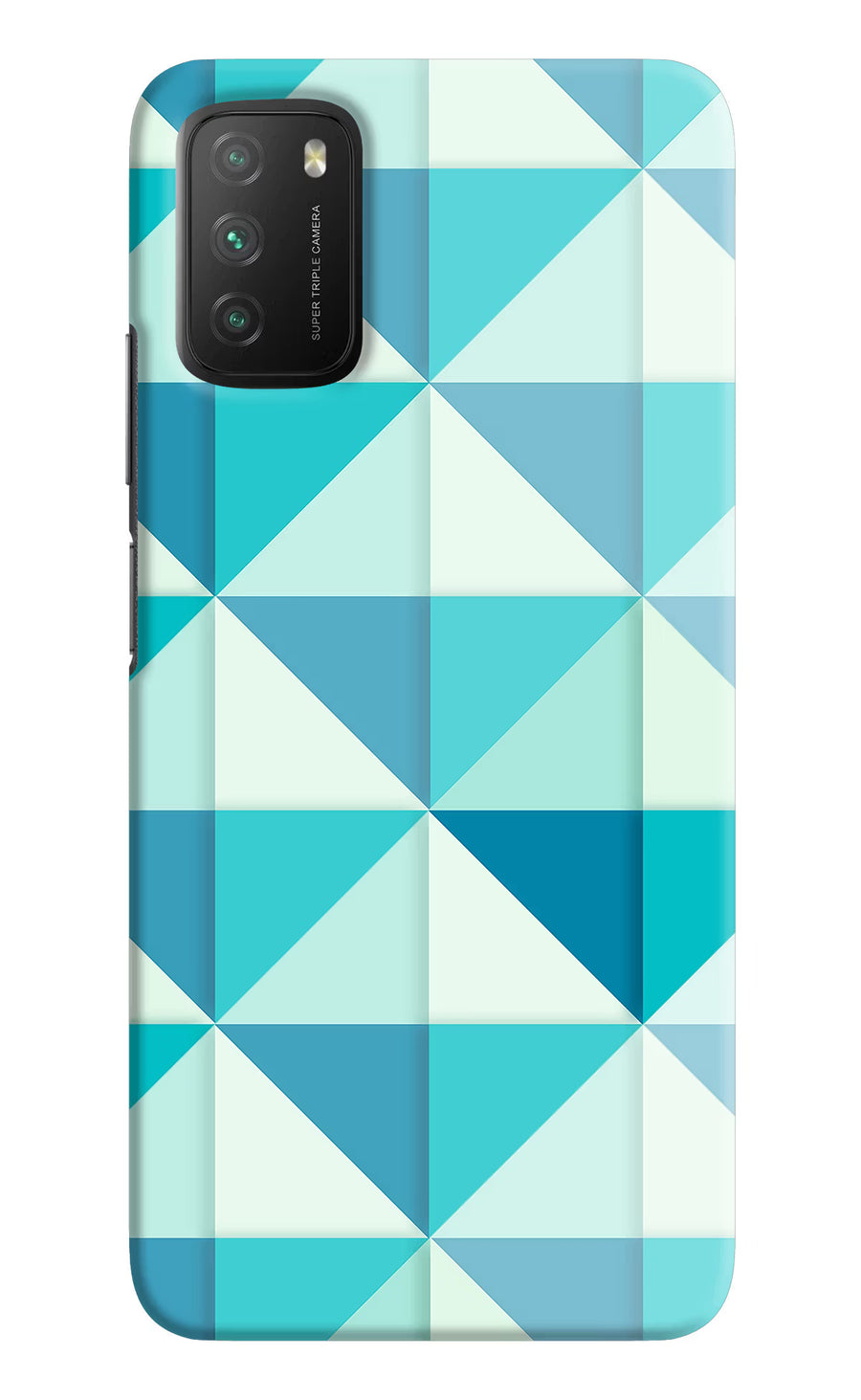 Abstract Poco M3 Back Cover, Hard case