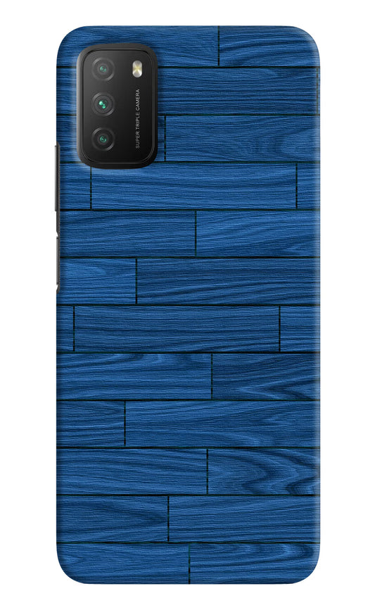 Wooden Texture Poco M3 Hard Case Back Cover by Casekaro