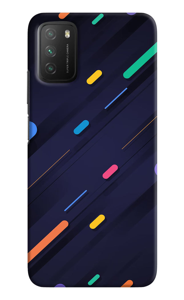 Abstract Design Poco M3 Hard Case Back Cover by Casekaro