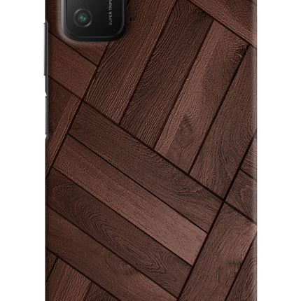 Wooden Texture Design Poco M3 Hard Case Back Cover by Casekaro