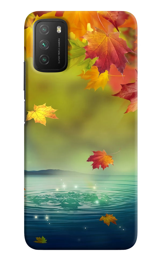Flowers Poco M3 Hard Case Back Cover by Casekaro