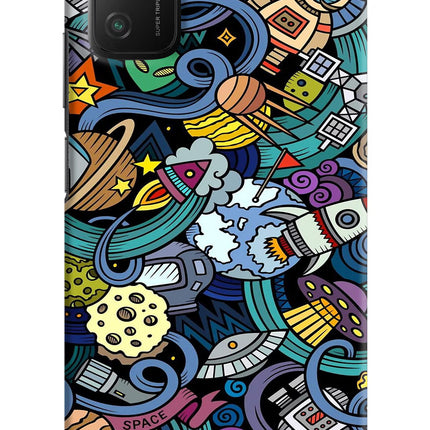 Space Abstract Poco M3 Hard Case Back Cover by Casekaro