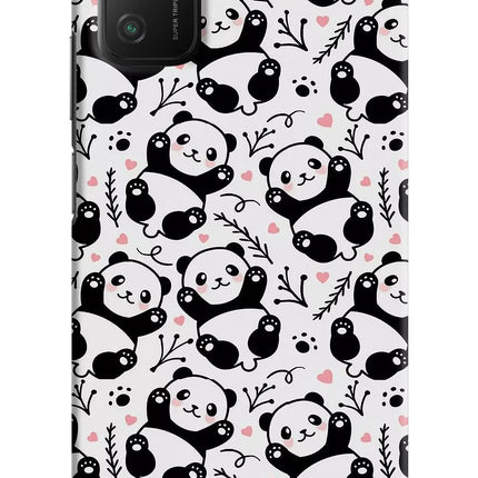 Cute Panda Poco M3 Hard Case Back Cover by Casekaro