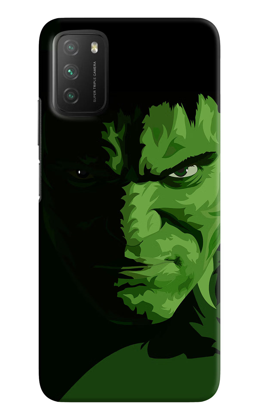 HULK Poco M3 Back Cover, Hard case
