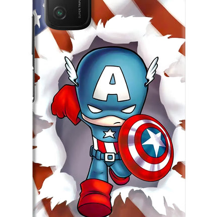 Captain America Poco M3 Hard Case Back Cover by Casekaro