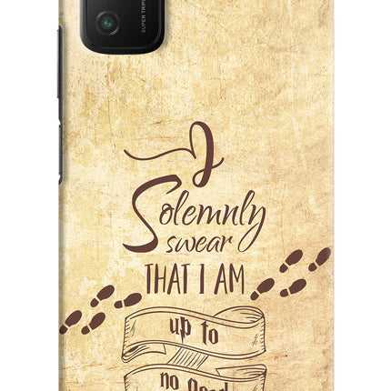 I Solemnly swear that i up to no good Poco M3 Hard Case Back Cover by Casekaro
