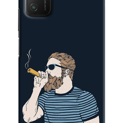 Smoking Poco M3 Hard Case Back Cover by Casekaro