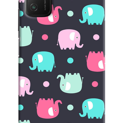 Elephants Poco M3 Hard Case Back Cover by Casekaro