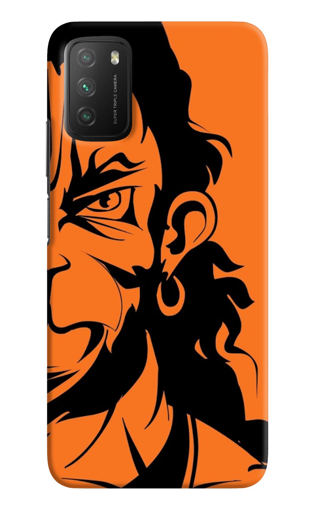 Hanuman Poco M3 Hard Case Back Cover by Casekaro