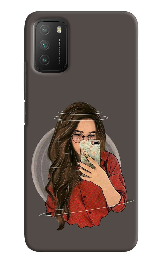 Selfie Queen Poco M3 Hard Case Back Cover by Casekaro
