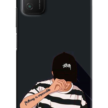 Aesthetic Boy Poco M3 Hard Case Back Cover by Casekaro