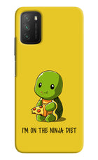 I'm on Ninja Diet Poco M3 Hard Case Back Cover by Casekaro